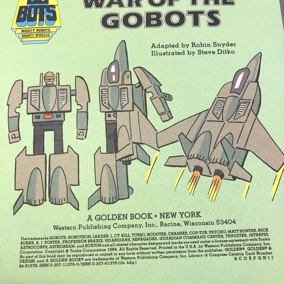 Vintage 1984 GoBots Golden Super Adventure Books Lot: War & On Earth - Picture 4 of 16